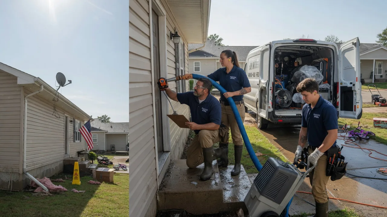 Ceiling Water Damage Restoration in Kings Mills, OH near me